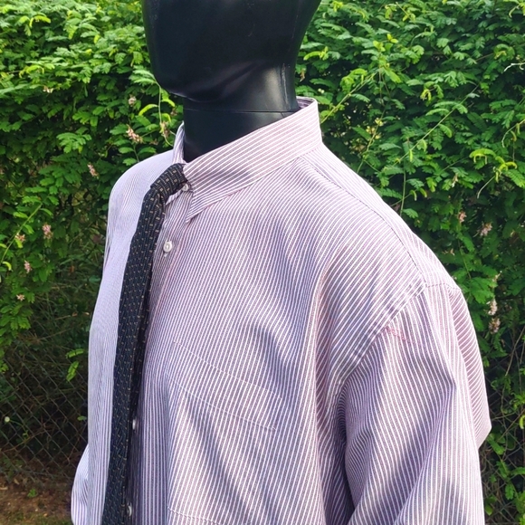 HICKEY FREEMAN MEN'S VINTAGE LUXURY TAB COLLAR CORPORATE/DRESS SHIRT